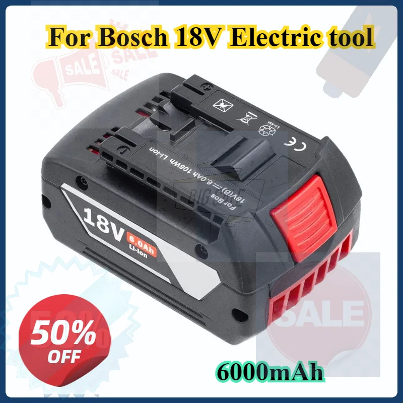Аккумулятор литий-ионный 18В 6000мАч 18650 для перфоратора Bosch GBH, беспроводных инструментов, перезаряжаемый, высококачественный, BAT609 BAT610
Аккумулятор литий-ионный 18В 6000мАч 18650 для перфоратора Bosch GBH, беспроводных инструментов, перезаряжаемый, высококачественный, BAT609 BAT610