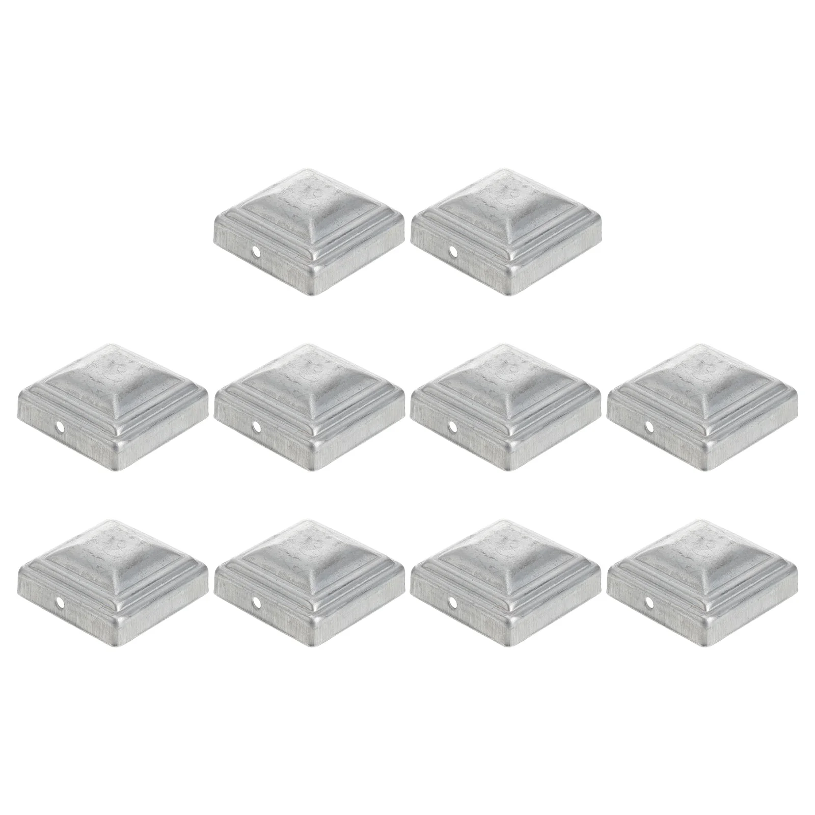 10pcs Square Fence Post Cap Metal Iron Column Cover Protective Decorative Outdoor For Fence Posts Galvanized Pole Covers
10pcs Square Fence Post Cap Metal Iron Column Cover Protective Decorative Outdoor For Fence Posts Galvanized Pole Covers
