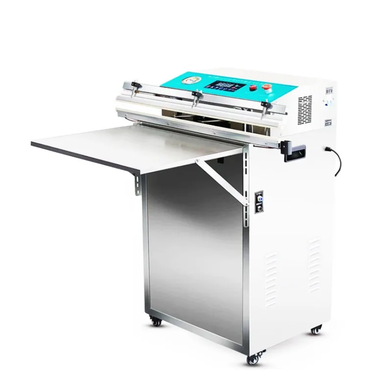 Electric external pumping vacuum machine Packaging machine Commercial large sealing machine Food plastic sealing machine
Electric external pumping vacuum machine Packaging machine Commercial large sealing machine Food plastic sealing machine