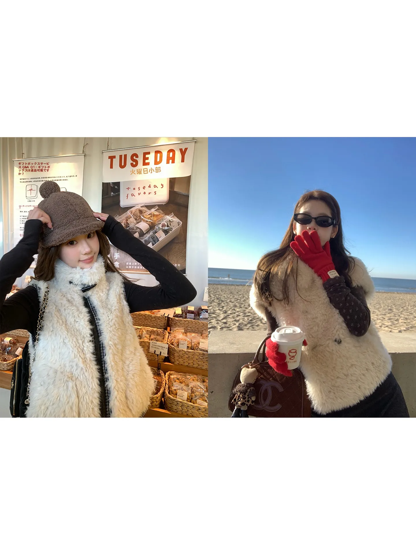 Women's Plaid Patchwork Collar Jacket Half Sleeve Warm Short Outerwear Pure Color Winter Coat Sweet Style Chinese Brand
Women's Plaid Patchwork Collar Jacket Half Sleeve Warm Short Outerwear Pure Color Winter Coat Sweet Style Chinese Brand