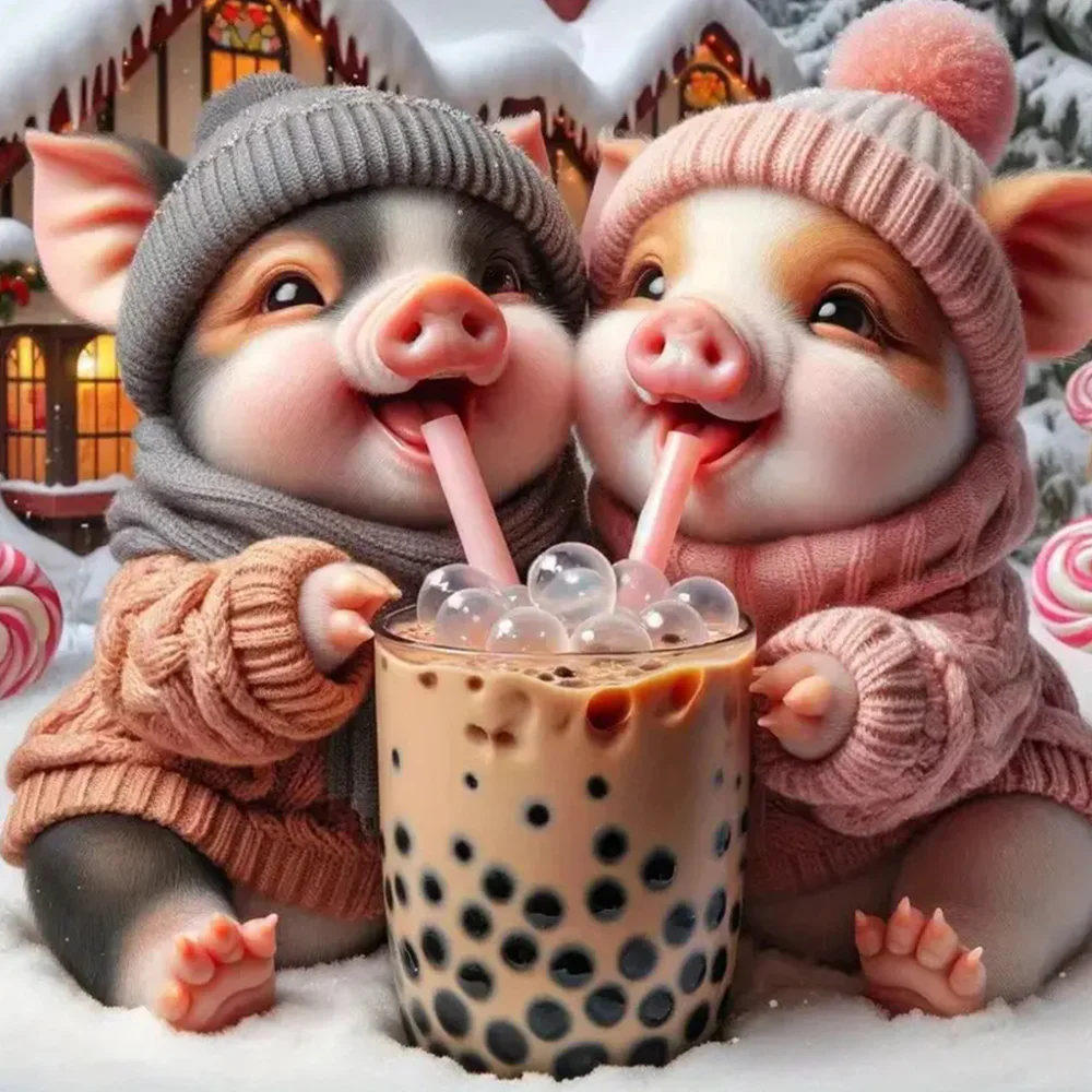 Evershine 5D DIY Diamond Mosaic Pig Animal Needlework Embroidery Drink Novelty 2024 Painting Winter Snow Festival Gift
Evershine 5D DIY Diamond Mosaic Pig Animal Needlework Embroidery Drink Novelty 2024 Painting Winter Snow Festival Gift
