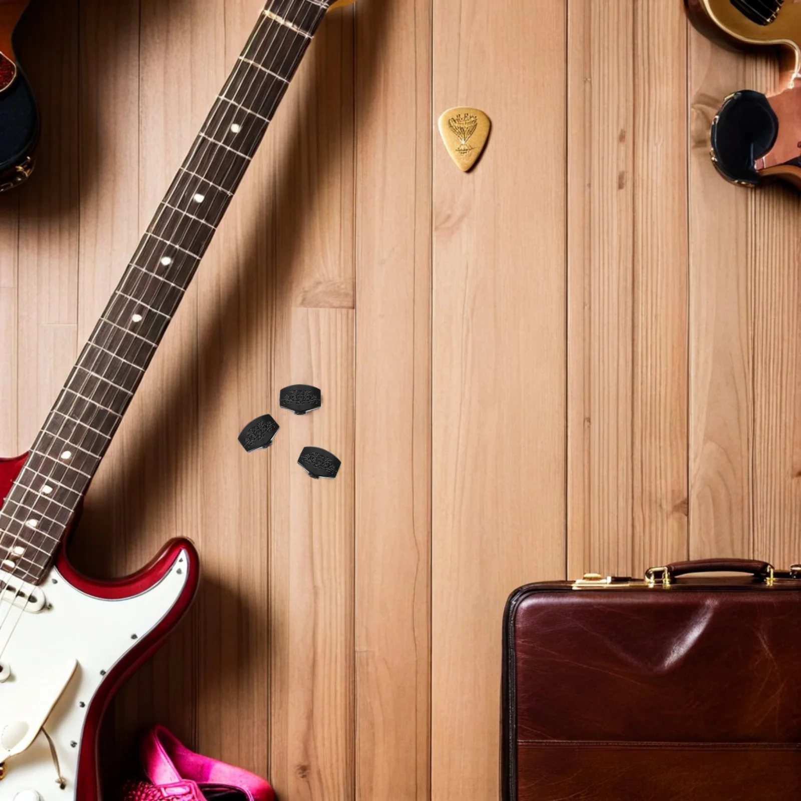 6Pcs Folk Guitar Accessories Metal Guitar Tuners Acoustic Electric String Tuning Pegs Replacement for Stable Pitch Adjustment
6Pcs Folk Guitar Accessories Metal Guitar Tuners Acoustic Electric String Tuning Pegs Replacement for Stable Pitch Adjustment