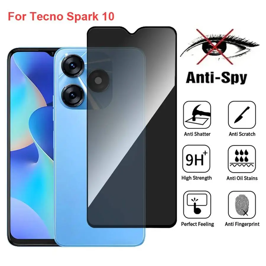 Spark 10 Anti Spy Privacy Tempered Glass Protector Compatible For Tecno Spark10 Full Cover Screen Phone Film
Spark 10 Anti Spy Privacy Tempered Glass Protector Compatible For Tecno Spark10 Full Cover Screen Phone Film