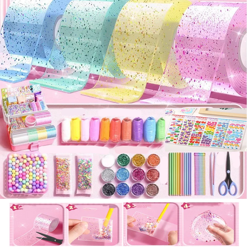 1/2roll PET Nano Glue DIY Blow Bubble Nano Tape Nano Glue Double Sided Tape Nano Tape Sticky Ball Tape DIY Crafts Tape Toys Kids
1/2roll PET Nano Glue DIY Blow Bubble Nano Tape Nano Glue Double Sided Tape Nano Tape Sticky Ball Tape DIY Crafts Tape Toys Kids