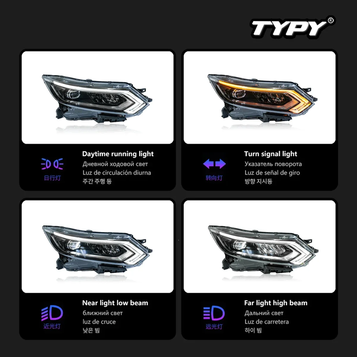 Новые светодиодные фары, модифицированные полные фары для Nissan Qashqai 2019-2020, указатели поворота, дневные ходовые огни
Новые светодиодные фары, модифицированные полные фары для Nissan Qashqai 2019-2020, указатели поворота, дневные ходовые огни