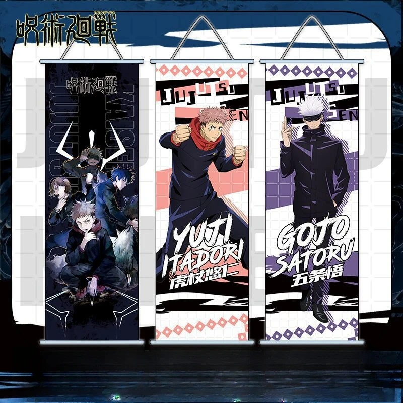 Jujutsu Kaisen Wall Painting Gojo Satoru Fushiguro Megumi Inumaki Toge Anime Silk Cloth High Definition Hanging Picture
Jujutsu Kaisen Wall Painting Gojo Satoru Fushiguro Megumi Inumaki Toge Anime Silk Cloth High Definition Hanging Picture