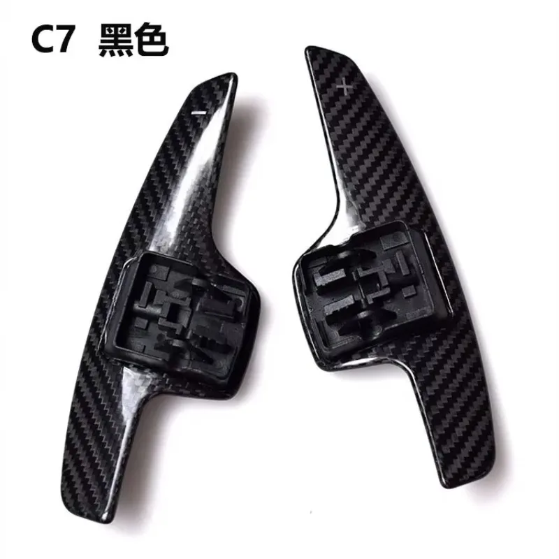 For Chevrolet Corvette C7/C8 Real Dry Carbon Fiber Steering Wheel Paddle Shifters cover trim Interior Mouldings Accessories
For Chevrolet Corvette C7/C8 Real Dry Carbon Fiber Steering Wheel Paddle Shifters cover trim Interior Mouldings Accessories