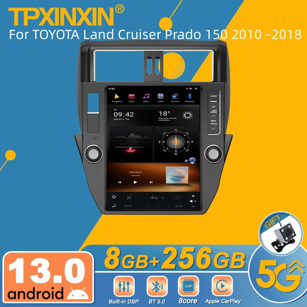 Для TOYOTA Land Cruiser Prado 150 2010-2018 Android автомобильный радиоприемник мультимедийный видеоплеер беспроводной Carplay авторадио стерео GPS
Для TOYOTA Land Cruiser Prado 150 2010-2018 Android автомобильный радиоприемник мультимедийный видеоплеер беспроводной Carplay авторадио стерео GPS