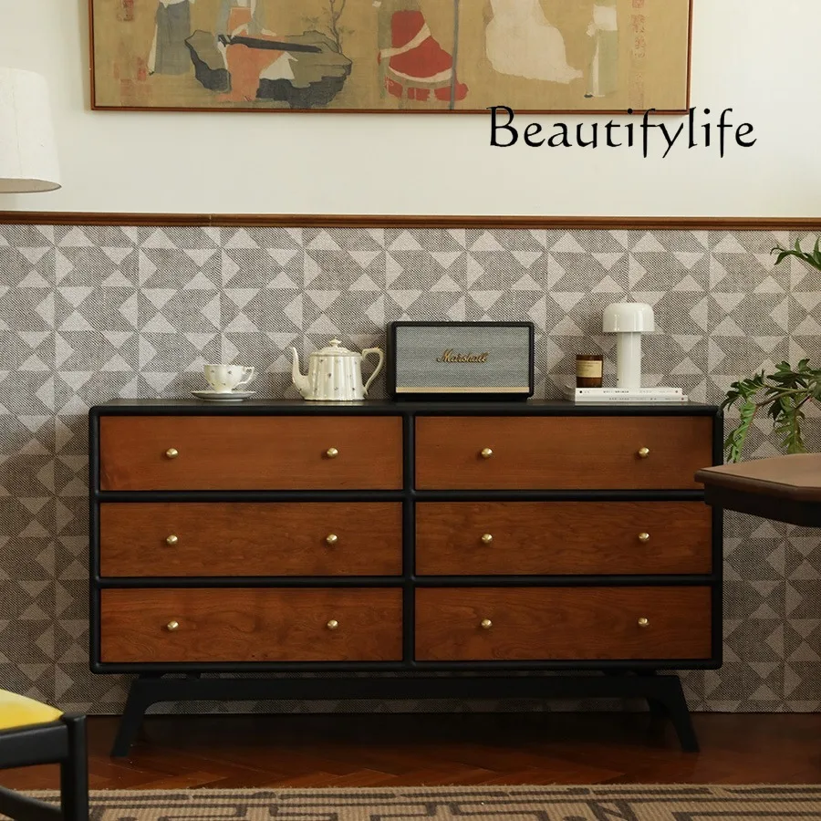 Nordic Solid Wood Chest of Six Drawers Japanese Small Apartment Chest of Drawer
Nordic Solid Wood Chest of Six Drawers Japanese Small Apartment Chest of Drawer
