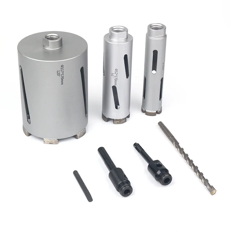 3PCS Dry Drill Hole Opener Set, Vacuum Brazed Diamond Drill Bits, for Vitrified Brick, Full Ceramic Tile and Glass Drilling
3PCS Dry Drill Hole Opener Set, Vacuum Brazed Diamond Drill Bits, for Vitrified Brick, Full Ceramic Tile and Glass Drilling