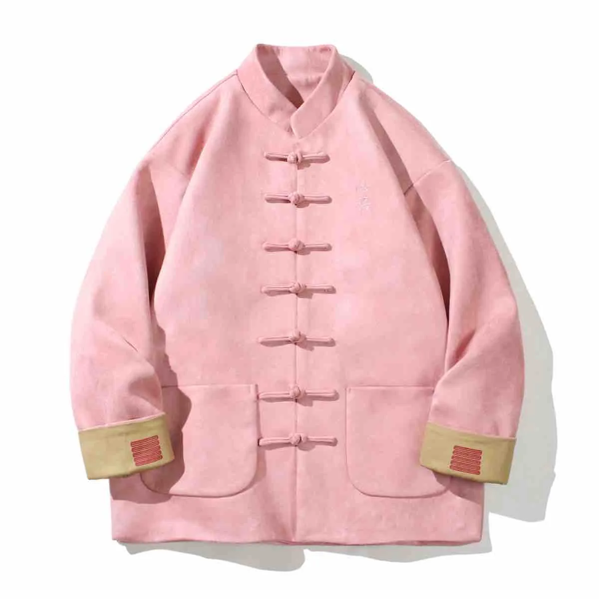 Модная мужская замшевая куртка-ханфу свободного кроя с принтом для осени и весны, повседневная верхняя одежда, длинная, молодежная, летняя, китайского производства
Модная мужская замшевая куртка-ханфу свободного кроя с принтом для осени и весны, повседневная верхняя одежда, длинная, молодежная, летняя, китайского производства