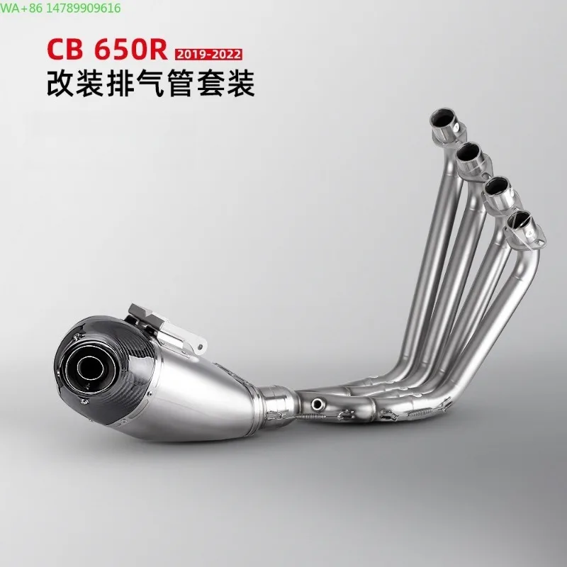 Полноценная кастомная выхлопная система для мотоцикла, подходит для CB 650R, модифицированная передняя/полная выхлопная труба, нержавеющая сталь, 19-22 г.в.
Полноценная кастомная выхлопная система для мотоцикла, подходит для CB 650R, модифицированная передняя/полная выхлопная труба, нержавеющая сталь, 19-22 г.в.