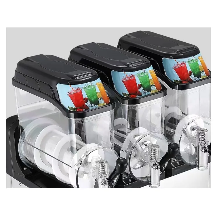 Professional Commercial Slush Machine Single Double Triple Tank Slushie Maker for Restaurant Tea Shop Coffee Bar 220V 110V
Professional Commercial Slush Machine Single Double Triple Tank Slushie Maker for Restaurant Tea Shop Coffee Bar 220V 110V