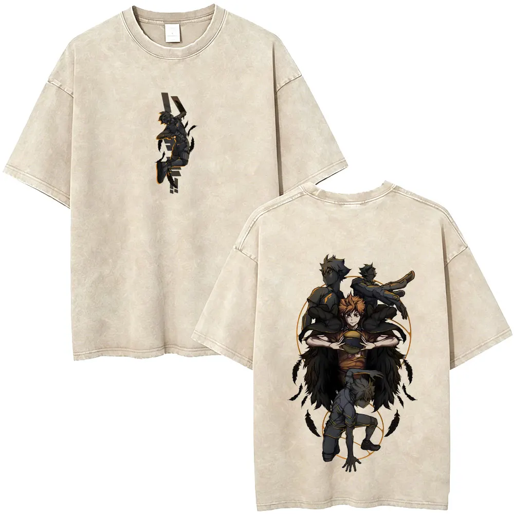Washed Vintage Anime Haikyuu Hinata Shoyo Merch T-shirt Men Women Cartoon Manga Oversized T Shirt Men's Summer Casual T-shirts
Washed Vintage Anime Haikyuu Hinata Shoyo Merch T-shirt Men Women Cartoon Manga Oversized T Shirt Men's Summer Casual T-shirts