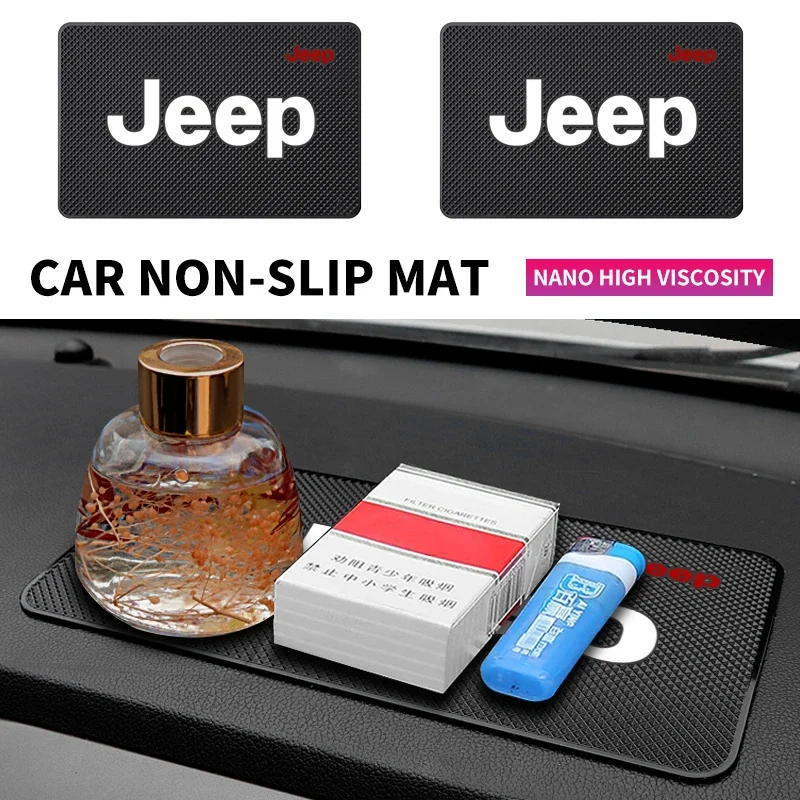 Car Dashboard Sticky Anti-Slip PVC Mat Auto Non-Slip Sticky Gel Pad For JEEP Renegade Patriot Weangler Cherokee Compass
Car Dashboard Sticky Anti-Slip PVC Mat Auto Non-Slip Sticky Gel Pad For JEEP Renegade Patriot Weangler Cherokee Compass