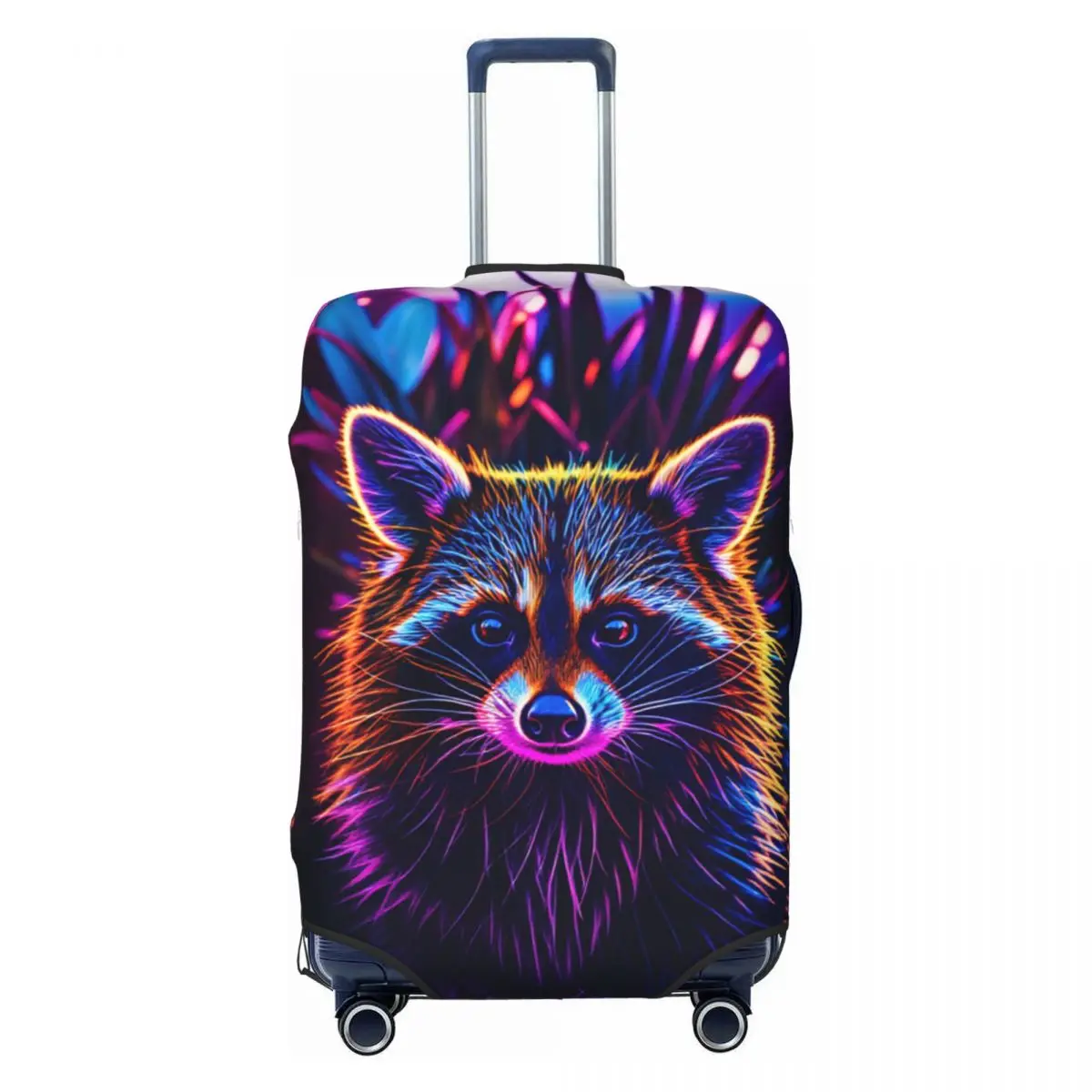 Neon Glow Raccoon Purple Dark Wildlife Print Travel Luggage Cover Elastic Suitcase Cover Protector Fit 18-32 Inch
Neon Glow Raccoon Purple Dark Wildlife Print Travel Luggage Cover Elastic Suitcase Cover Protector Fit 18-32 Inch