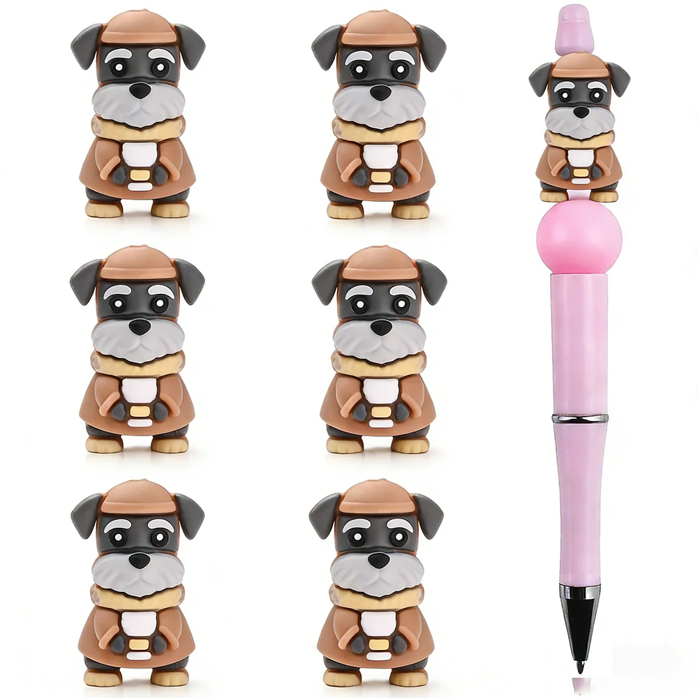 4pcs Cartoon Silicone Hat Puppy Beads Loose Beads For Handmade Pacifier Chain Beaded Pen Jewelry Making Accessories
4pcs Cartoon Silicone Hat Puppy Beads Loose Beads For Handmade Pacifier Chain Beaded Pen Jewelry Making Accessories