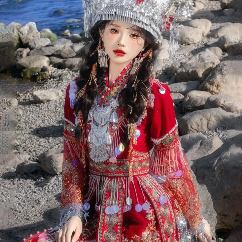 National dress women's headwear new silver hat wear non-changing hair accessories travel clothes
National dress women's headwear new silver hat wear non-changing hair accessories travel clothes