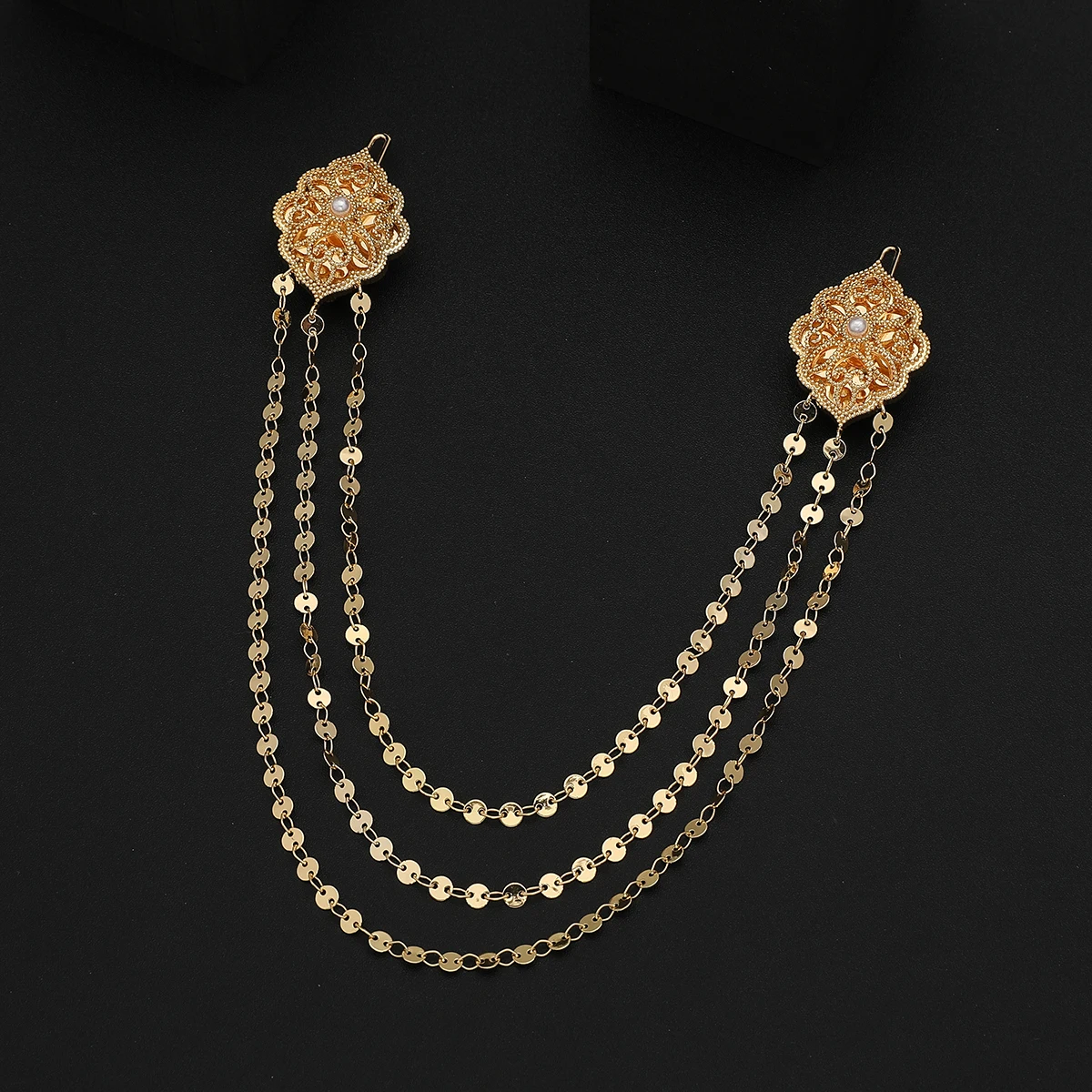 New Arab Middle East Dubai Ethnic Style Hair Clips Hairpin with Tassels Bohemian Headpiece for Women, Ideal Headwear Gift Choice
New Arab Middle East Dubai Ethnic Style Hair Clips Hairpin with Tassels Bohemian Headpiece for Women, Ideal Headwear Gift Choice