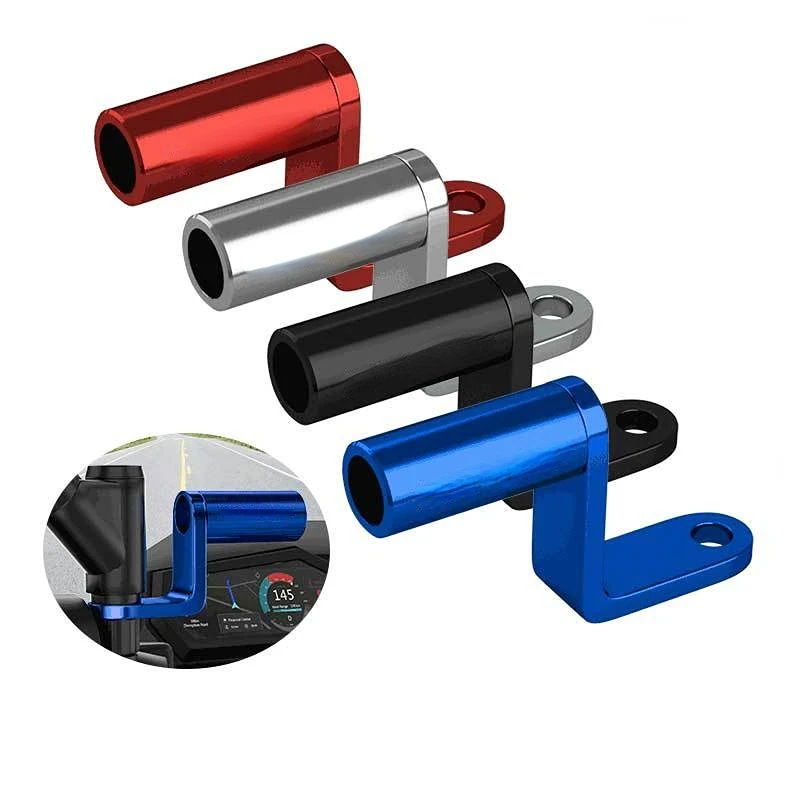 Aluminum Alloy Motorcycle Rearview Mirror Mount Handlebar Rearview Mirror Adapter Mobile Phone Bracket Expansion Bracket
Aluminum Alloy Motorcycle Rearview Mirror Mount Handlebar Rearview Mirror Adapter Mobile Phone Bracket Expansion Bracket