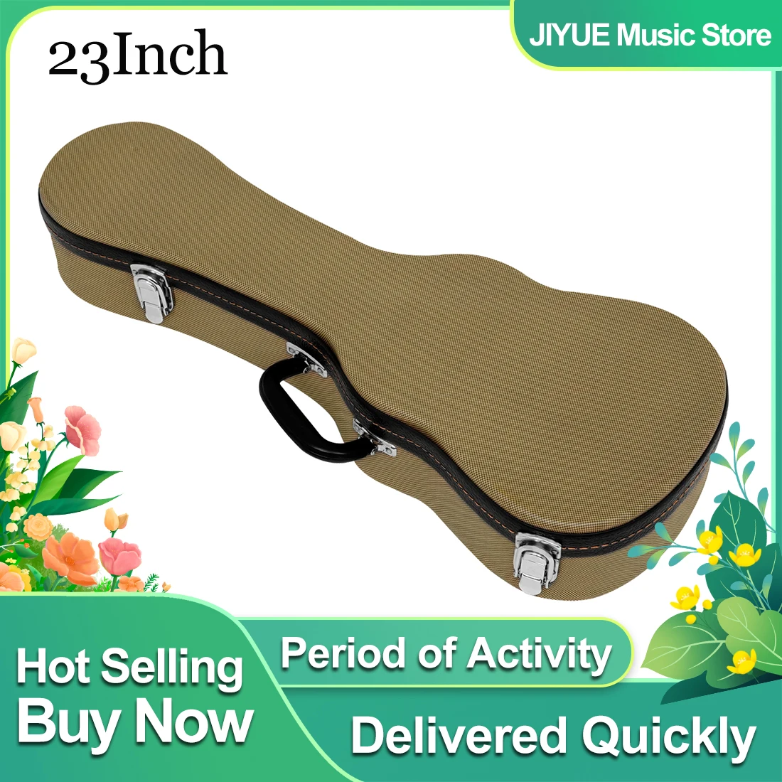 IRIN 23 Inch Ukulele Case Yellow Thickened Waterproof Pressure-resistant Case Plucking Music Ukulele Instrument Accessories
IRIN 23 Inch Ukulele Case Yellow Thickened Waterproof Pressure-resistant Case Plucking Music Ukulele Instrument Accessories