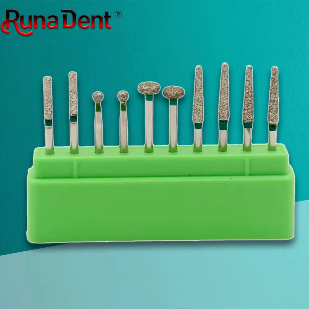 Dental Diamond Burs Kit for Teeth Polishing Enamel Reduction and Interproximal Shaping High Speed Handpiece Drill
Dental Diamond Burs Kit for Teeth Polishing Enamel Reduction and Interproximal Shaping High Speed Handpiece Drill