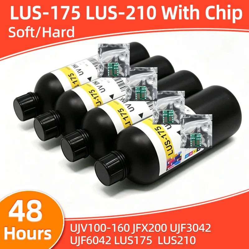With Chip LUS-210 LUS210 LUS-175 Compatible Replace Ink UV Ink for Mimaki UJV100-160 JFX200 UJF3042 UJF6042 Printer Soft Hard
With Chip LUS-210 LUS210 LUS-175 Compatible Replace Ink UV Ink for Mimaki UJV100-160 JFX200 UJF3042 UJF6042 Printer Soft Hard