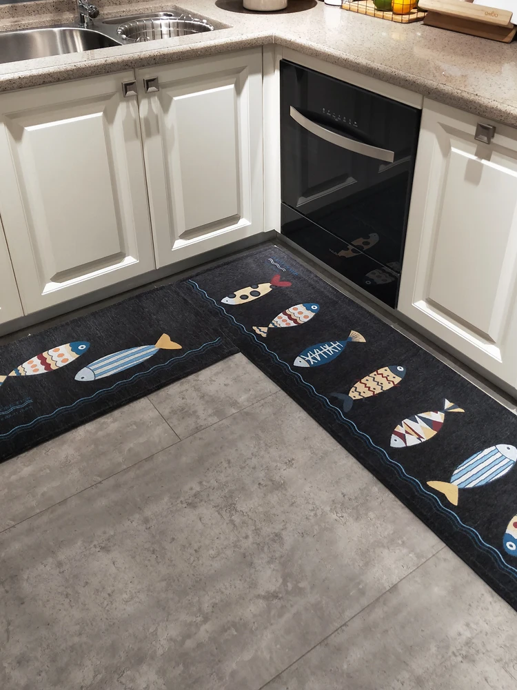 Kitchen Floor Mat Absorbent Oil-Proof Strip Bathroom Non-Slip Foot Mat Entrance Door Mat Bedroom Carpet Washable and Erasable
Kitchen Floor Mat Absorbent Oil-Proof Strip Bathroom Non-Slip Foot Mat Entrance Door Mat Bedroom Carpet Washable and Erasable