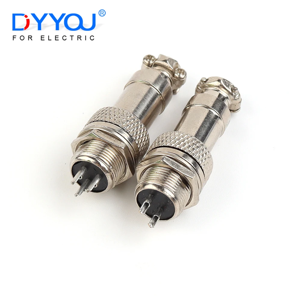 GX12 Nut Type Cable Connector 2/3/4/5/6/7 Pin Male&Female Circular Panel Mount Socket&Plug Aviation Welding type Connectors
GX12 Nut Type Cable Connector 2/3/4/5/6/7 Pin Male&Female Circular Panel Mount Socket&Plug Aviation Welding type Connectors
