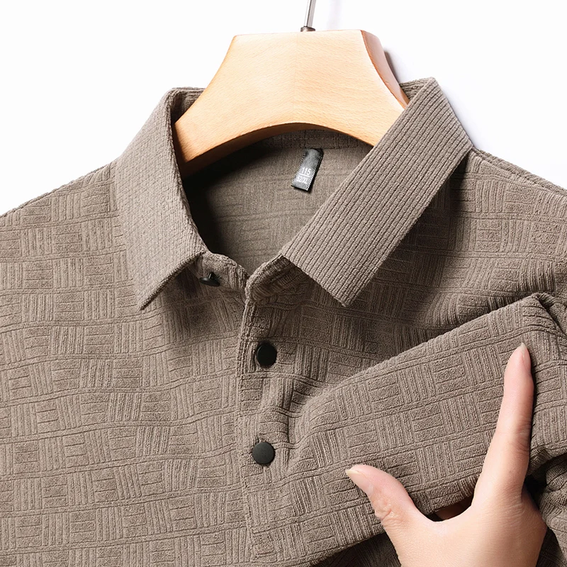 High End Quality Men's 2024 Autumn New Item Designer Printed Plaid Classic Long Sleeved Polo Shirt Casual Lapel Comfort T-Shirt
High End Quality Men's 2024 Autumn New Item Designer Printed Plaid Classic Long Sleeved Polo Shirt Casual Lapel Comfort T-Shirt