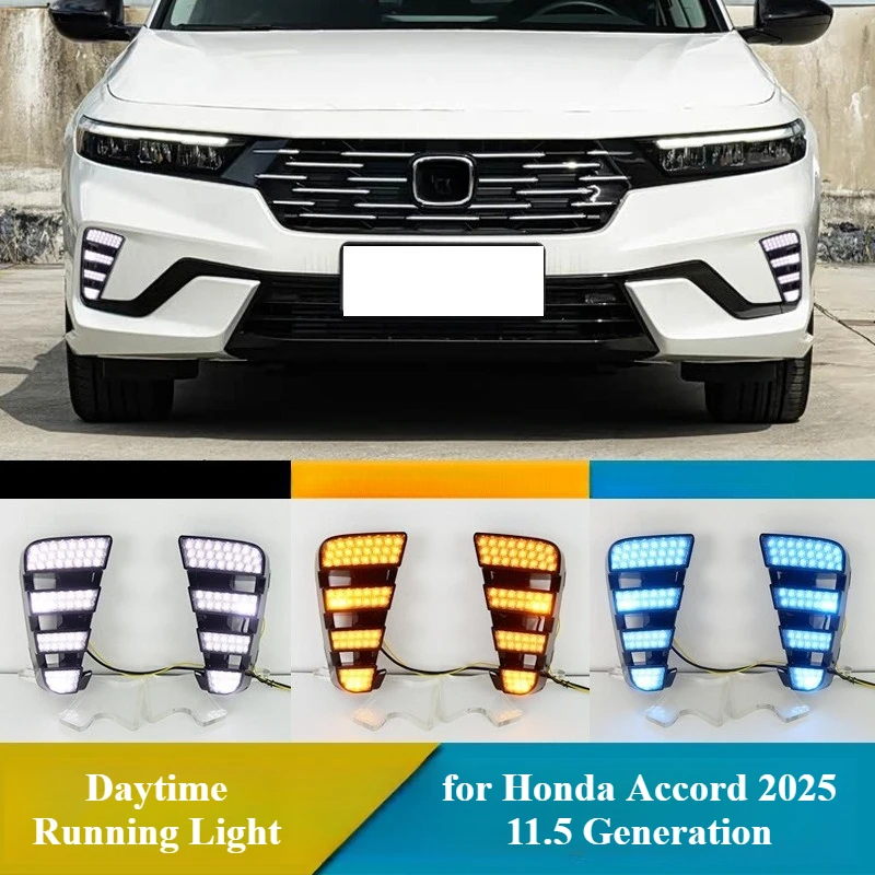 Для Honda Accord 2025 11,5 поколения 2 шт. светодиодные дневные ходовые огни DRL Dymanic указатели поворота передний бампер противотуманные фары дневные фонари
Для Honda Accord 2025 11,5 поколения 2 шт. светодиодные дневные ходовые огни DRL Dymanic указатели поворота передний бампер противотуманные фары дневные фонари