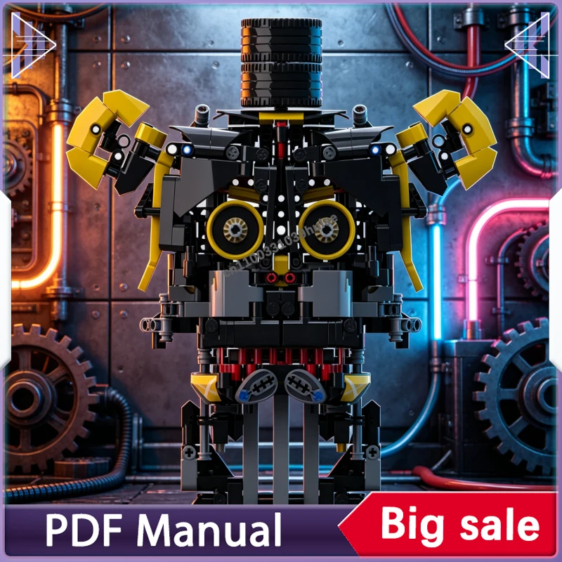 747PCS Electronic Animatronic Model MOC Bricks, Movable Joint Design, Perfect for Theme Scene Building and Collection
747PCS Electronic Animatronic Model MOC Bricks, Movable Joint Design, Perfect for Theme Scene Building and Collection