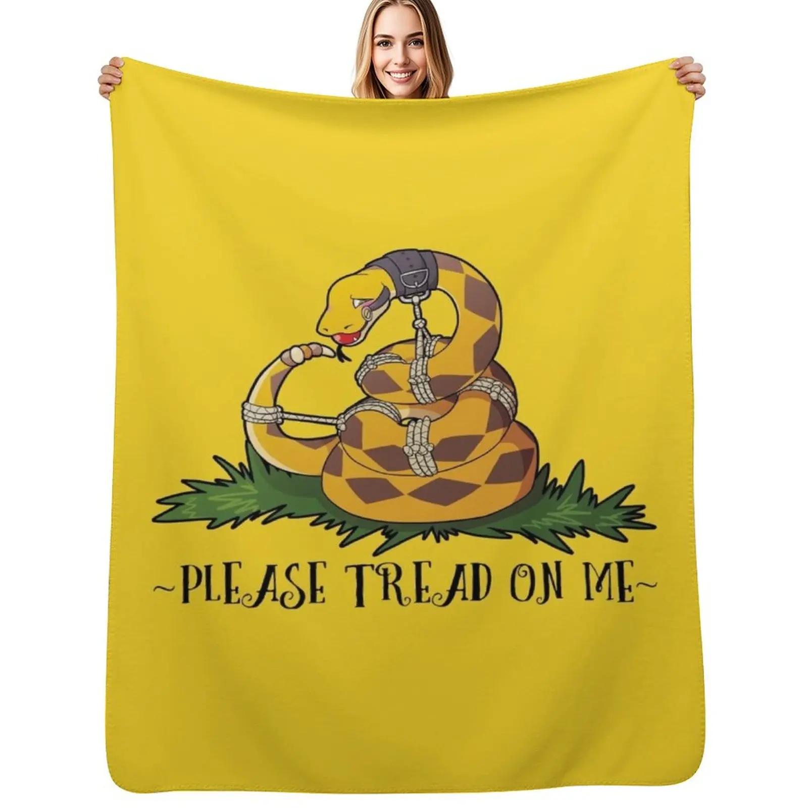 Please Tread On Me Throw Blanket Plush Fuzzy Cozy Blanket for Couch Sofa
Please Tread On Me Throw Blanket Plush Fuzzy Cozy Blanket for Couch Sofa