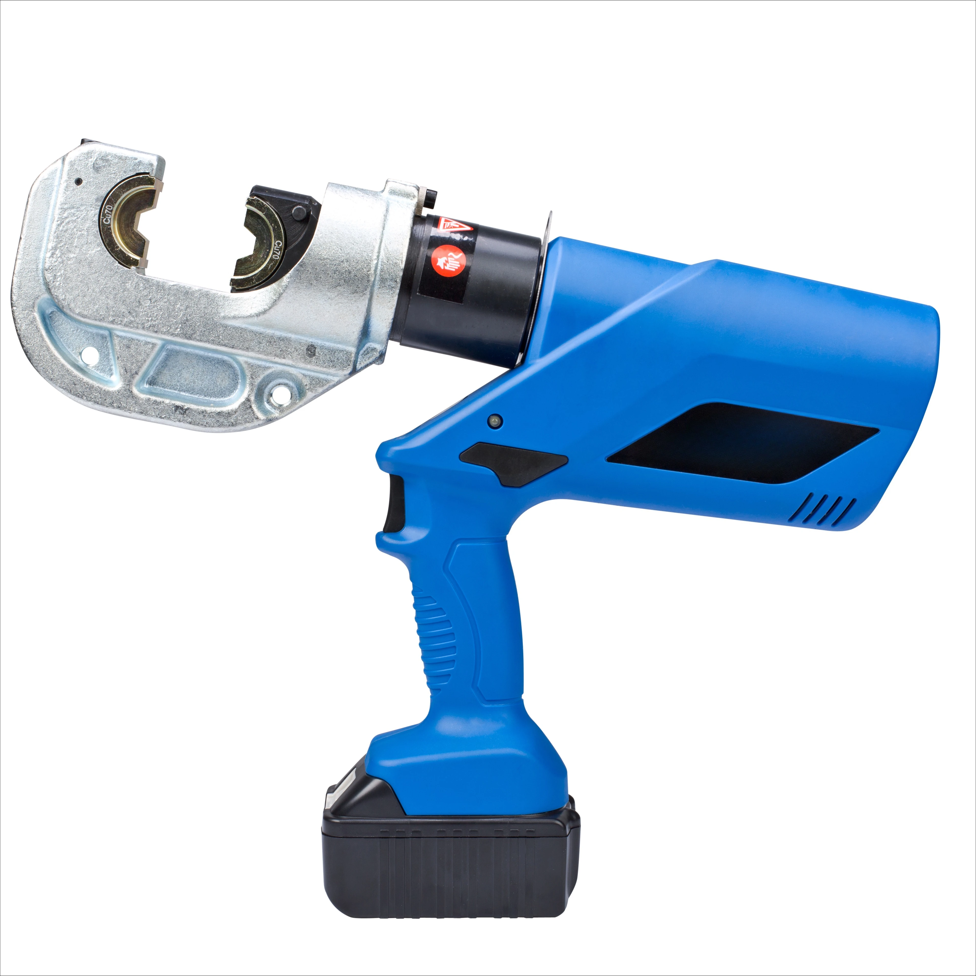 Portable Battery Powered Hydraulic Crimping Pliers Iron Material 60-120KN Force 400 Square Millimeter Electrical Cables Power
Portable Battery Powered Hydraulic Crimping Pliers Iron Material 60-120KN Force 400 Square Millimeter Electrical Cables Power