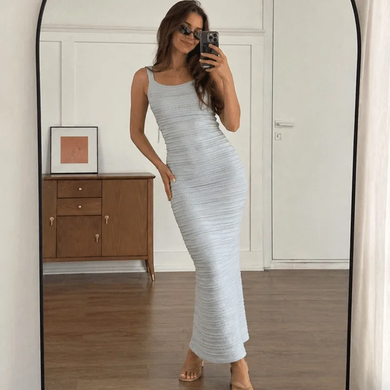 Ticketsx Women's Fashion Knitted Dress Sexy Hollow Out Split Patchwork Slim Long Dress Summer Vintage Vacation Commute Vestidos
Ticketsx Women's Fashion Knitted Dress Sexy Hollow Out Split Patchwork Slim Long Dress Summer Vintage Vacation Commute Vestidos