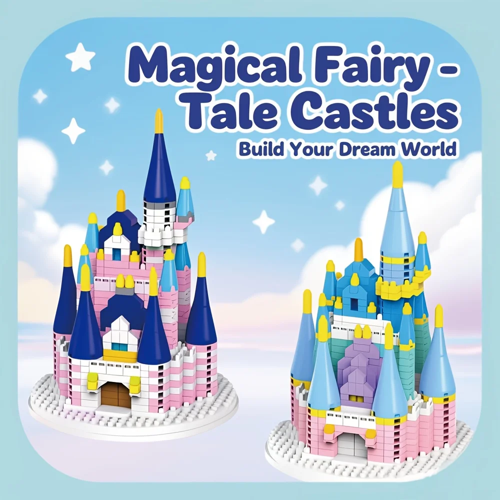 662pieces Dream building block castle, girl princess room decoration collectible, birthday and Christmas gift 
662pieces Dream building block castle, girl princess room decoration collectible, birthday and Christmas gift