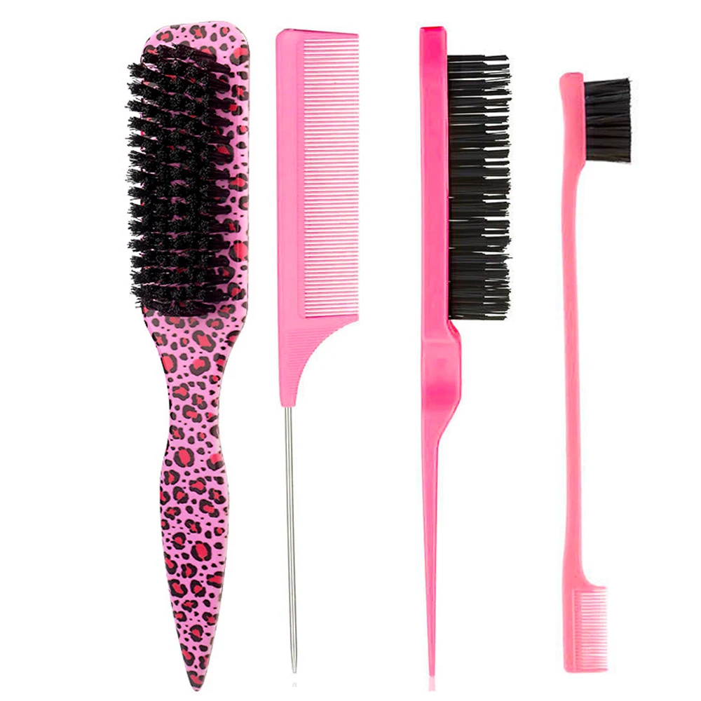 Набор из 4 расчесок Vades с леопардовым принтом - для укладки хвоста, пучка, волос и бороды - антистатическая и термостойкая расческа для всех типов волос
Набор из 4 расчесок Vades с леопардовым принтом - для укладки хвоста, пучка, волос и бороды - антистатическая и термостойкая расческа для всех типов волос