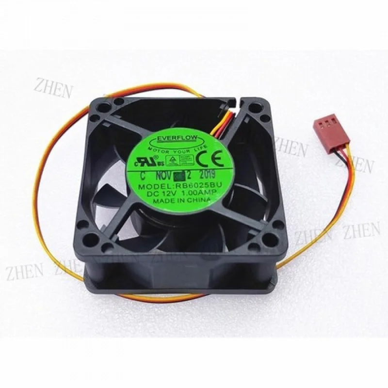 Y Y New genuine FOR EVERLOW 6025 6CM fan 3-wire speed measurement dual ball high-speed
Y Y New genuine FOR EVERLOW 6025 6CM fan 3-wire speed measurement dual ball high-speed