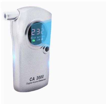 Stable CA2000 Handheld Breath Alcohol Tester Blowing Type Gas Detector Professional Digital Breathalyzer Drunk Driving Test
Stable CA2000 Handheld Breath Alcohol Tester Blowing Type Gas Detector Professional Digital Breathalyzer Drunk Driving Test