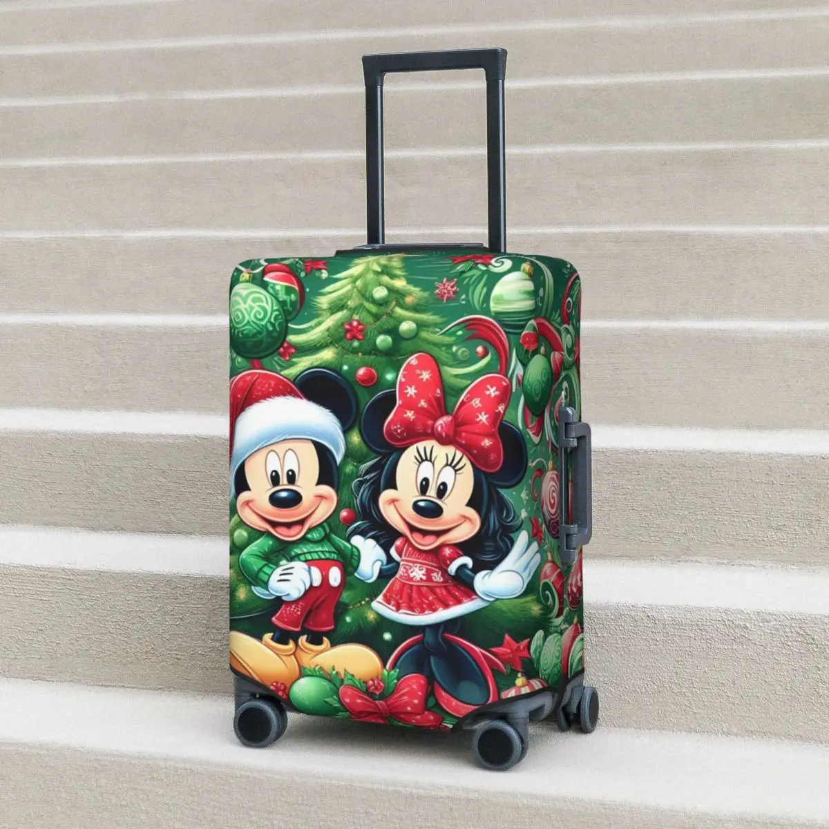 Mickey Mouse Christmas Suitcase Cover Holiday Cruise Trip Practical Luggage Accesories Protector
Mickey Mouse Christmas Suitcase Cover Holiday Cruise Trip Practical Luggage Accesories Protector