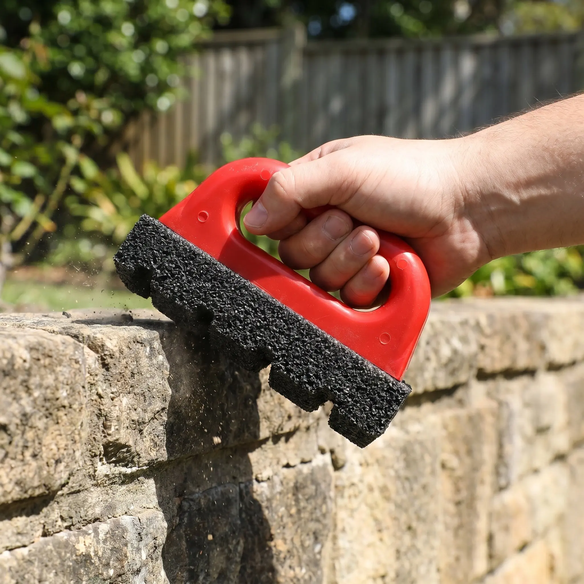 Rub Brick Tool Concave Design Ergonomic Handle Smooth Cleaning Marks Remover Concrete Sanding Block Masonry Cleaning Brush Brick
Rub Brick Tool Concave Design Ergonomic Handle Smooth Cleaning Marks Remover Concrete Sanding Block Masonry Cleaning Brush Brick