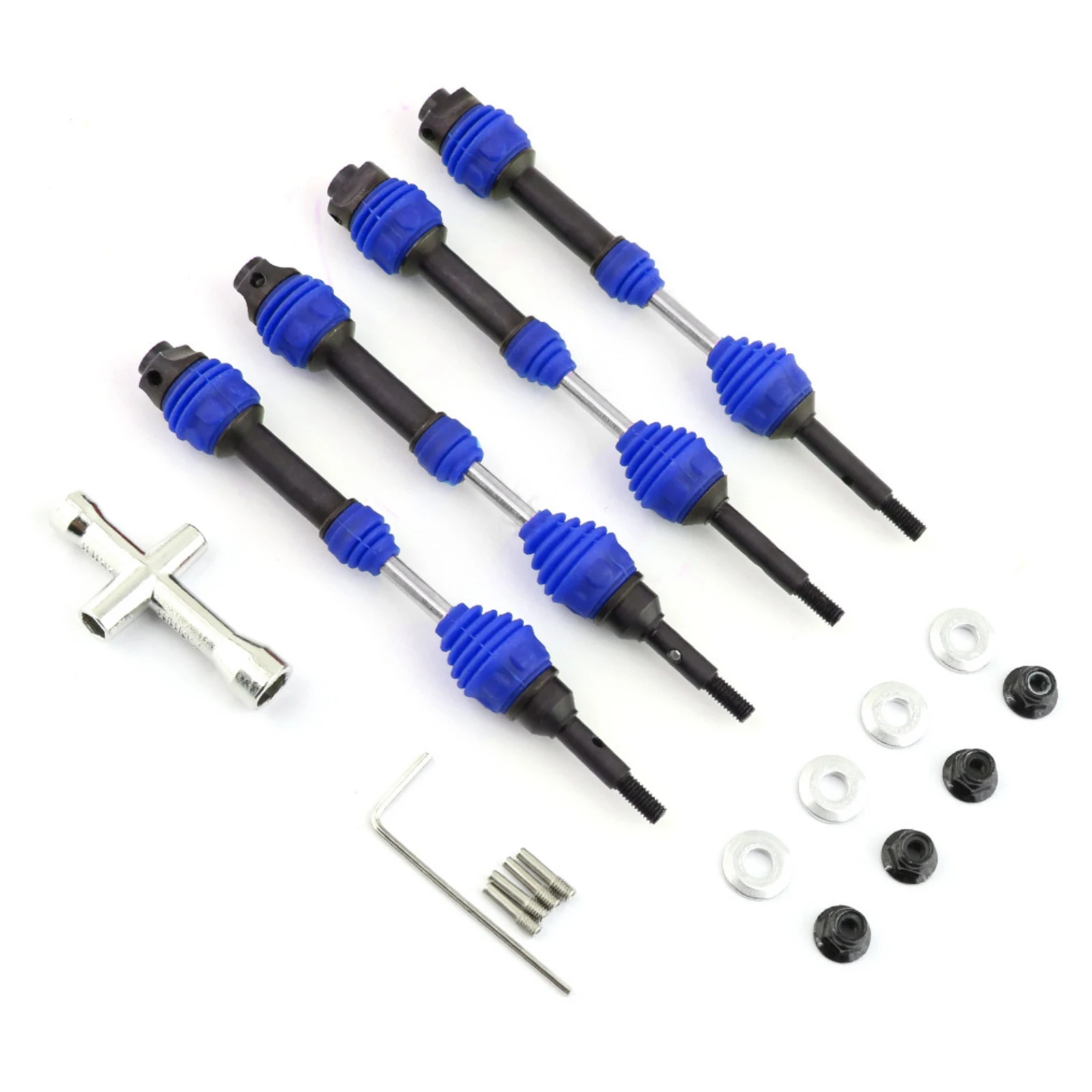 Front & Rear Driveshafts For TRAXXAS Hoss/Rustler/Slash/Stampede 4X4 2wd 1/10 RC Car Upgrade Accessories
Front & Rear Driveshafts For TRAXXAS Hoss/Rustler/Slash/Stampede 4X4 2wd 1/10 RC Car Upgrade Accessories