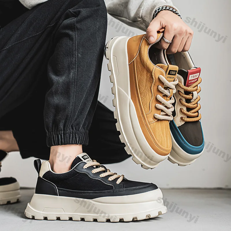 2025 новые стильные весенние мужские низкие кеды с толстой подошвой для спорта и отдыха, модные нишевые дизайнерские модные удобные кроссовки на шнуровке на массивном каблуке
2025 новые стильные весенние мужские низкие кеды с толстой подошвой для спорта и отдыха, модные нишевые дизайнерские модные удобные кроссовки на шнуровке на массивном каблуке
