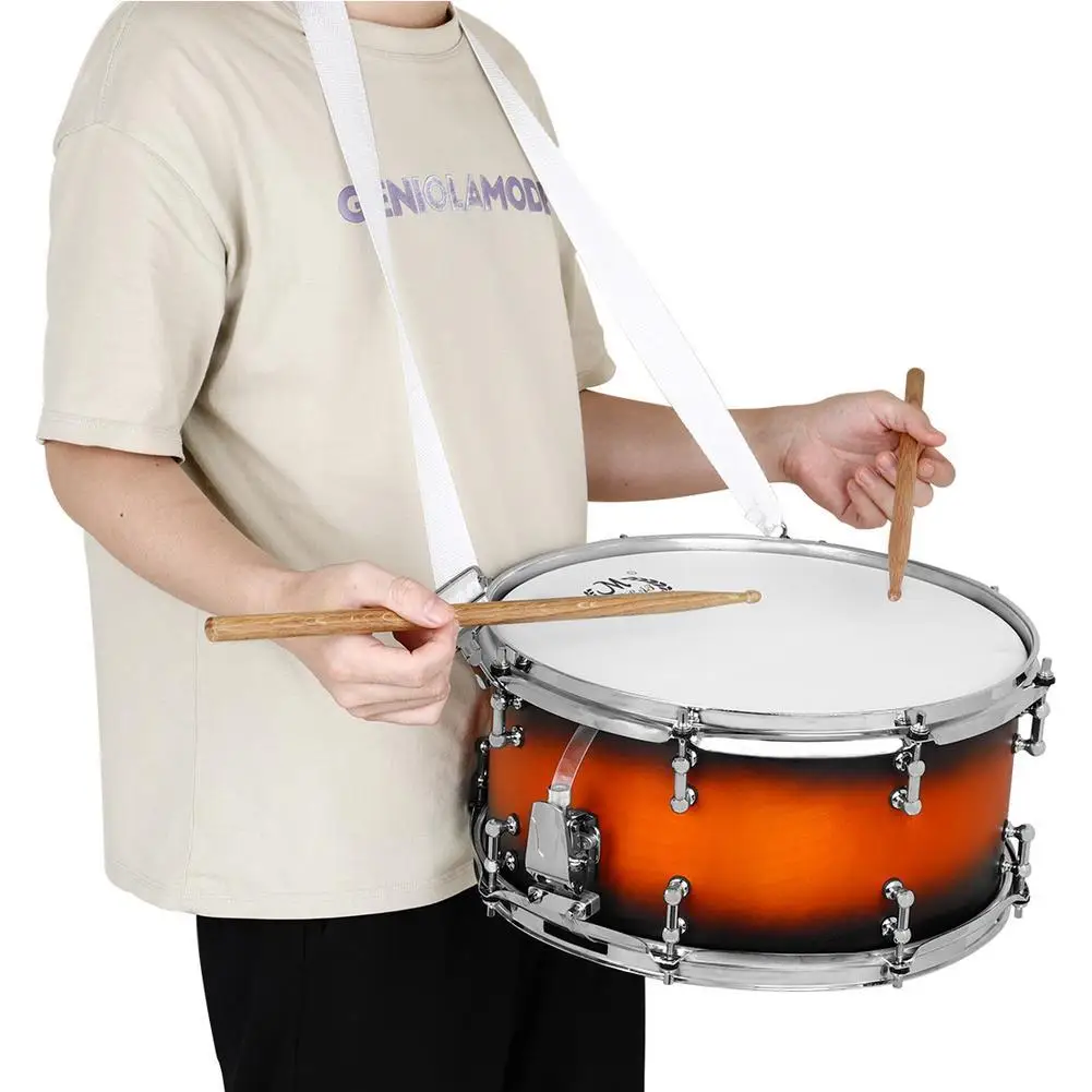 Барабанный набор Snare, 14 дюймов, студенческий барабан Snare с барабанными палочками, наплечный ремень для настройки ключа, для тренировок начинающих
Барабанный набор Snare, 14 дюймов, студенческий барабан Snare с барабанными палочками, наплечный ремень для настройки ключа, для тренировок начинающих
