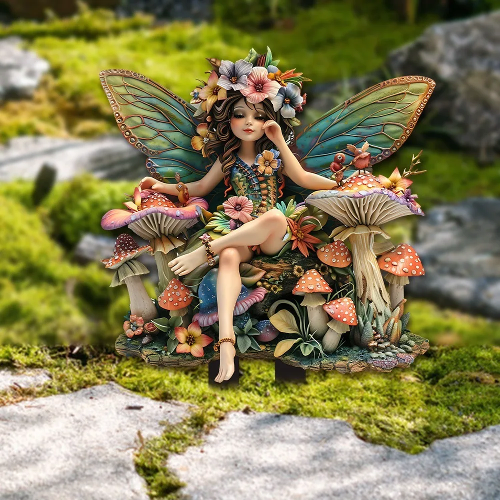 New 2D Garden Stake Potted Plant Decoration Garden Ground Forest Elf Fairy Garden Decoration Yard Art Fairy Garden Stakes Garden
New 2D Garden Stake Potted Plant Decoration Garden Ground Forest Elf Fairy Garden Decoration Yard Art Fairy Garden Stakes Garden