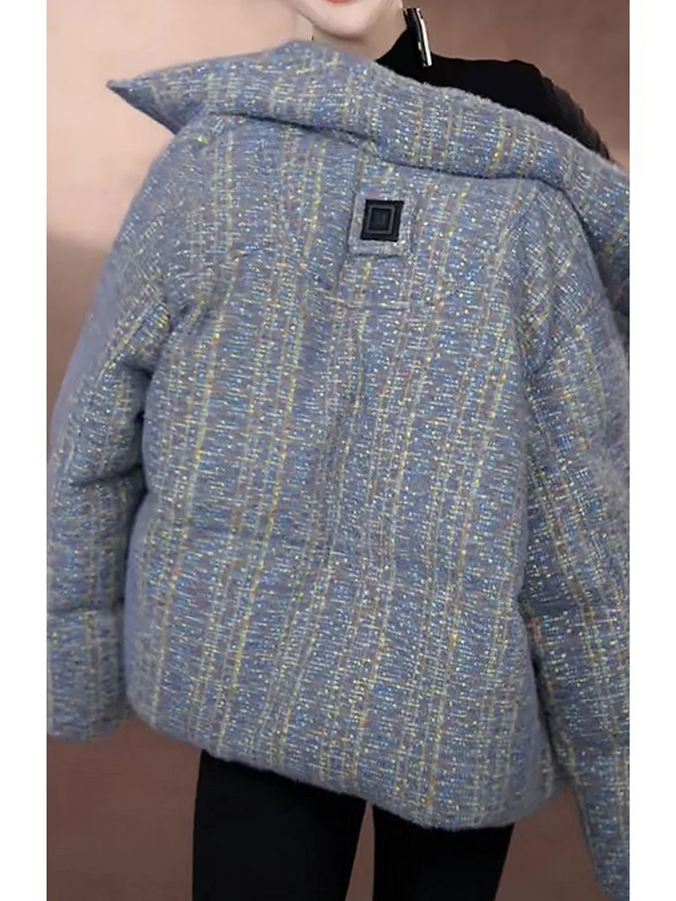 Korean Style Short Puffer Jacket Women's Warm Cotton Coat Stand Collar Winter New Design Sensation Youthful Outerwear
Korean Style Short Puffer Jacket Women's Warm Cotton Coat Stand Collar Winter New Design Sensation Youthful Outerwear