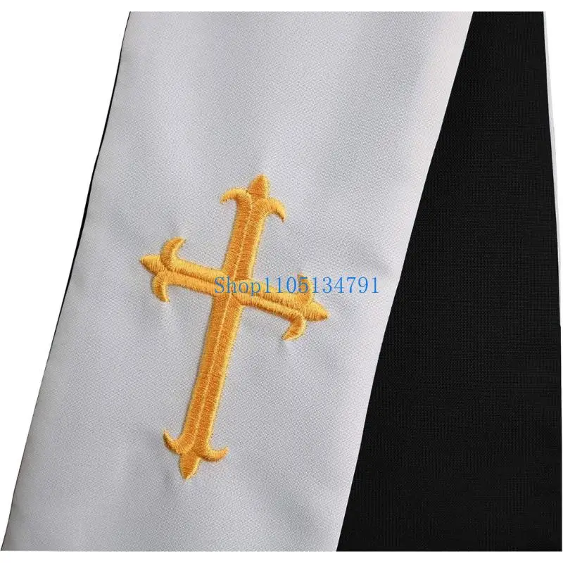 98km Double Side Worship Scarf Embroidery Crossed Design Clergy Mass Stole Unisex Church Garment For Sacramental Event Adult
98km Double Side Worship Scarf Embroidery Crossed Design Clergy Mass Stole Unisex Church Garment For Sacramental Event Adult