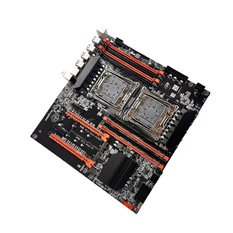 New X99 dual main board, 2011 pin CPU RECC DDR4 memory DNF game studio multi-open
New X99 dual main board, 2011 pin CPU RECC DDR4 memory DNF game studio multi-open