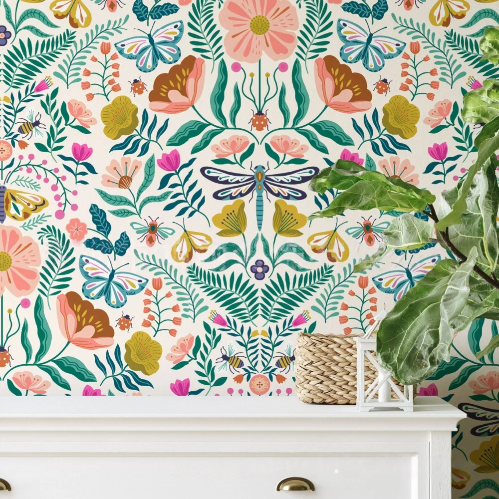 45cm X 300cm Insect Damask Wallpaper Plant Theme Insect Graffiti Self Adhesive Mural Popular Moisture Proof Beautifying Sticker
45cm X 300cm Insect Damask Wallpaper Plant Theme Insect Graffiti Self Adhesive Mural Popular Moisture Proof Beautifying Sticker