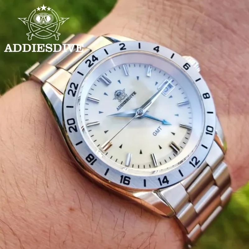 ADDIESDIVE Luxury Men Watches Reloj 316L Stainless Steel 20Bar Waterproof Calendar Sapphire Glass Classic Quartz GMT Watches
ADDIESDIVE Luxury Men Watches Reloj 316L Stainless Steel 20Bar Waterproof Calendar Sapphire Glass Classic Quartz GMT Watches